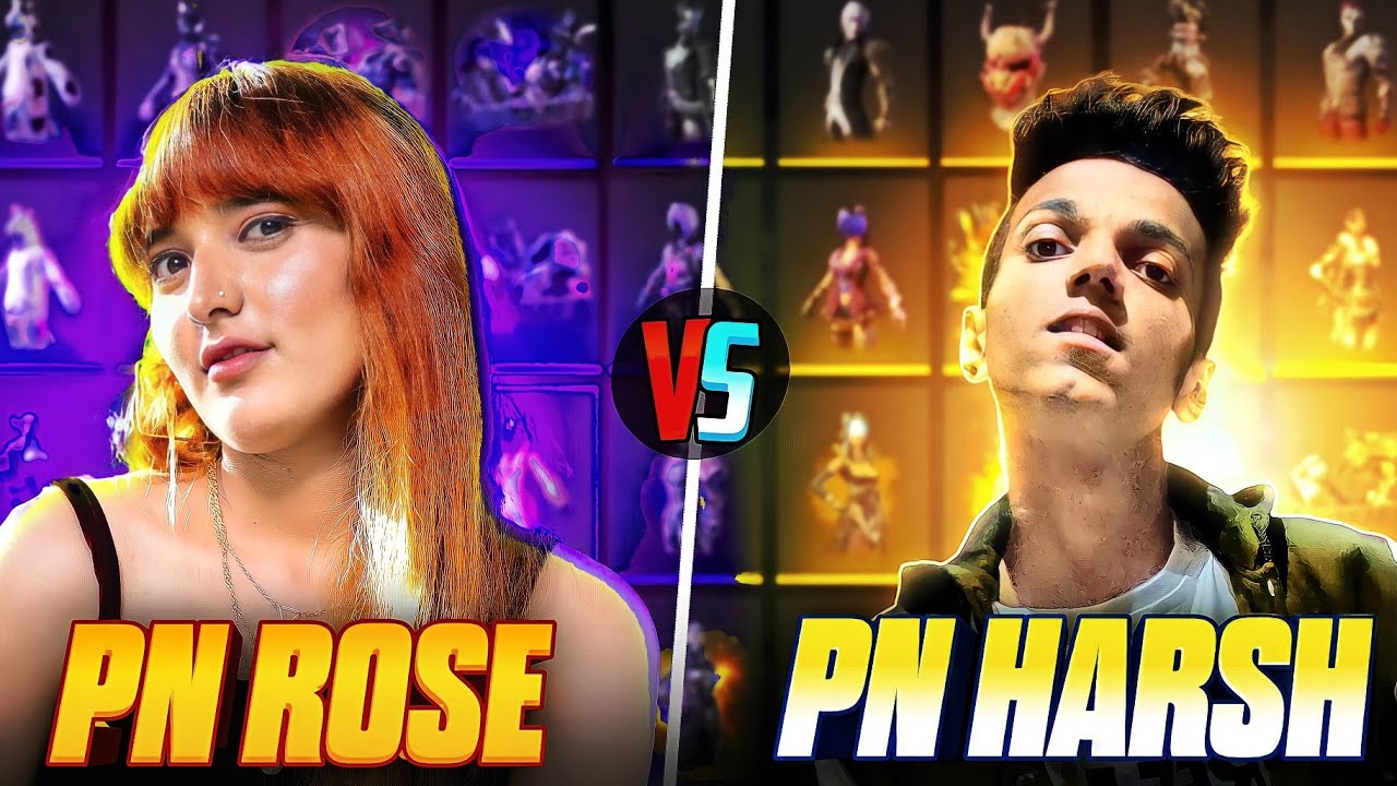 Pn Rose vs Pn Harsh || Most Awaited Collection Versus With My Boyfriend - Garena Free Fire