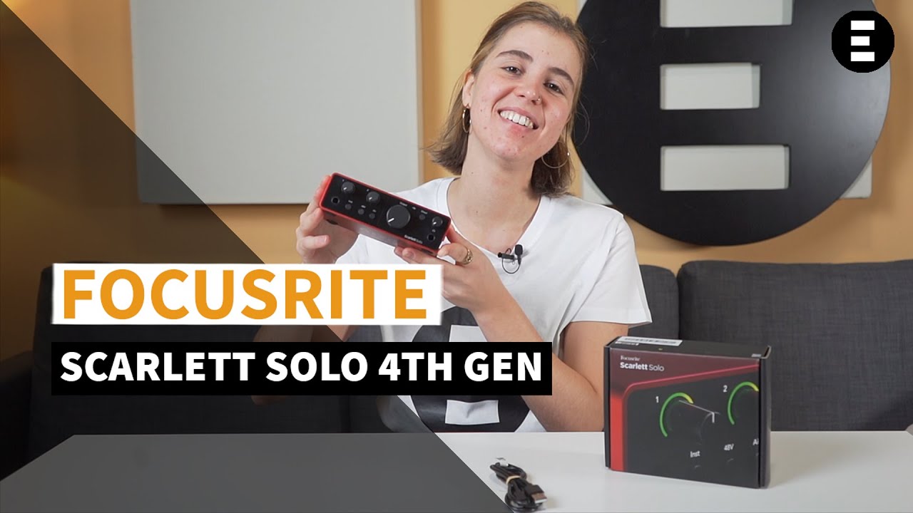 Focusrite Scarlett Solo 4th Gen - Interface Audio | EGITANA.es