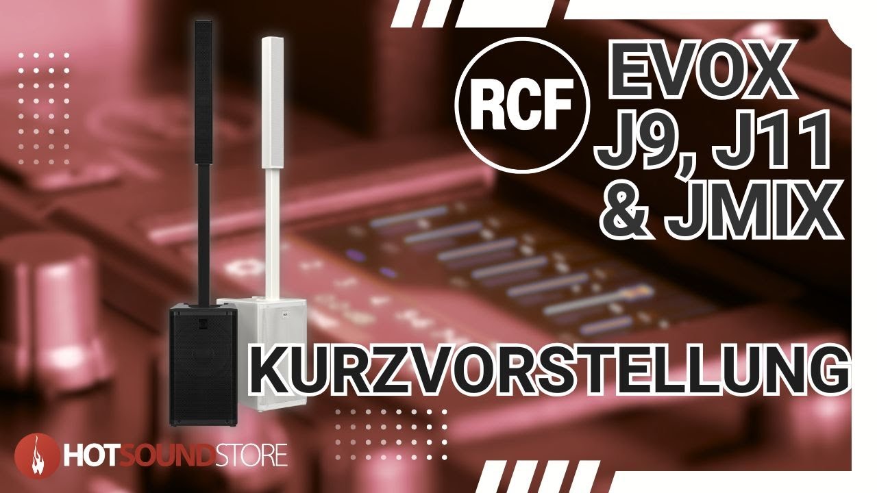 NAMM 2026: Die neue RCF EVOX J9, J11 & JMIX - Kurzvorstellung