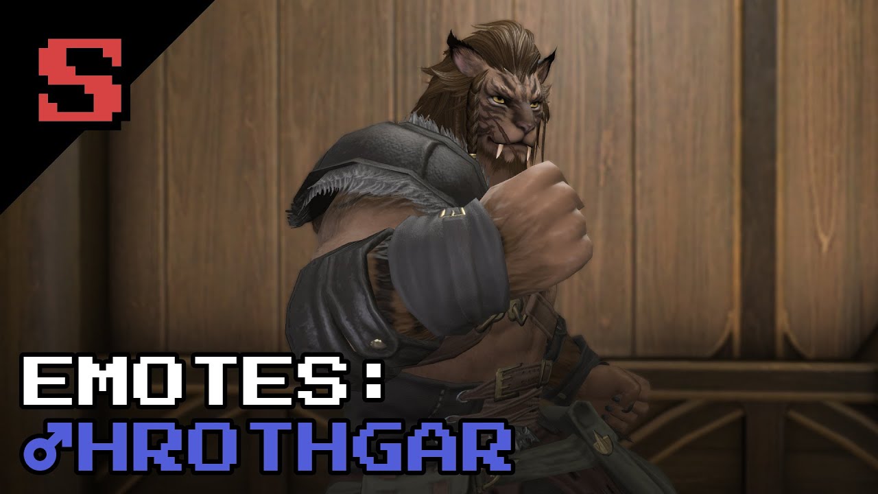 (FFXIV) Emotes: Hrothgar