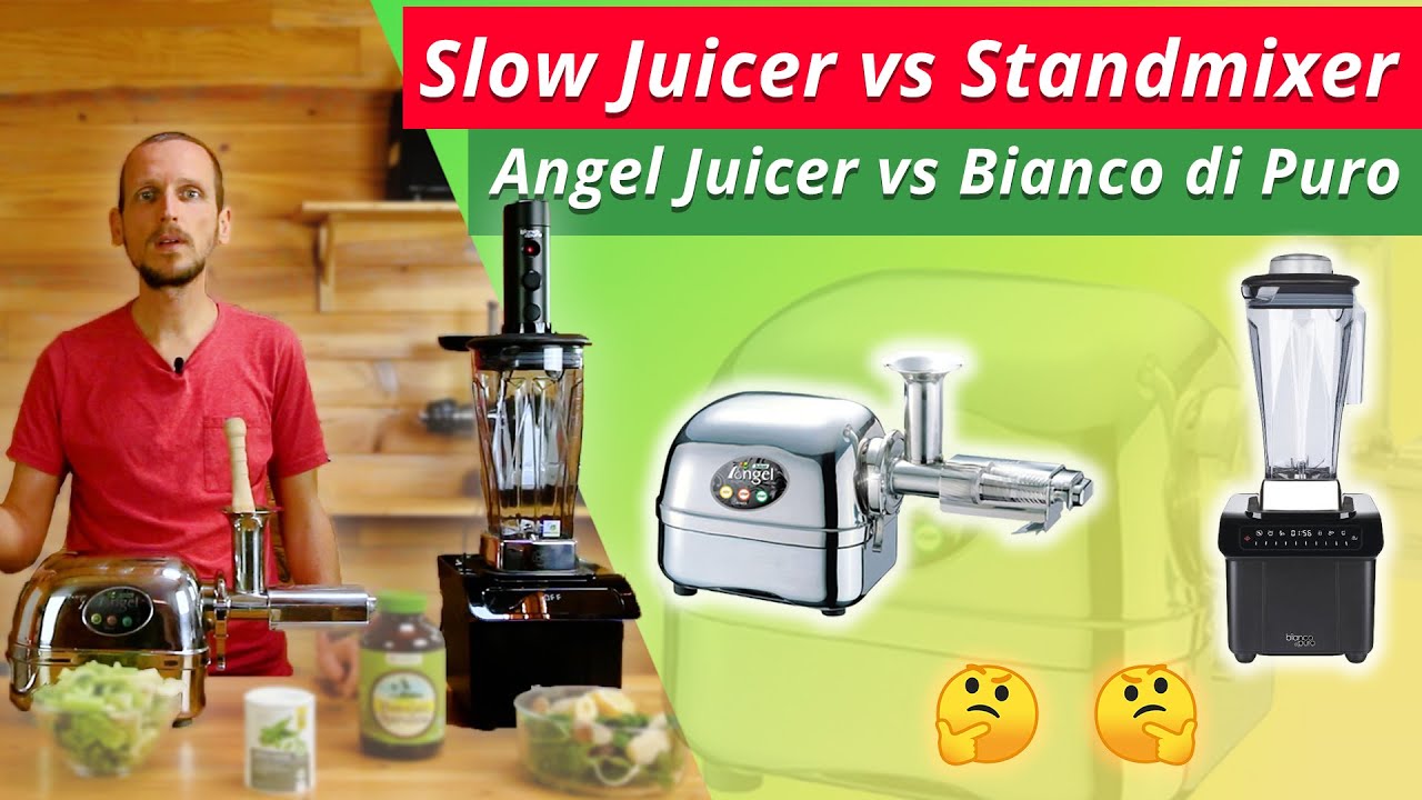 Slow Juicer vs. Hochleistungsmixer - Entsaften vs. Mixen - Was ist besser - Saft oder Smoothie ?