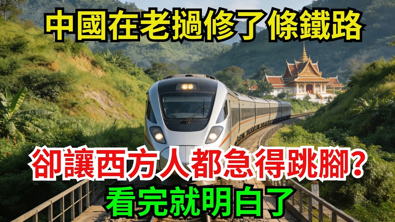 中國在老撾修了條鐵路，卻讓西方人都急得跳腳？看完就明白了#大國重器 #中國製造 #大國工匠 #強國工匠 #超級工程 #科普頻道 #科普知識