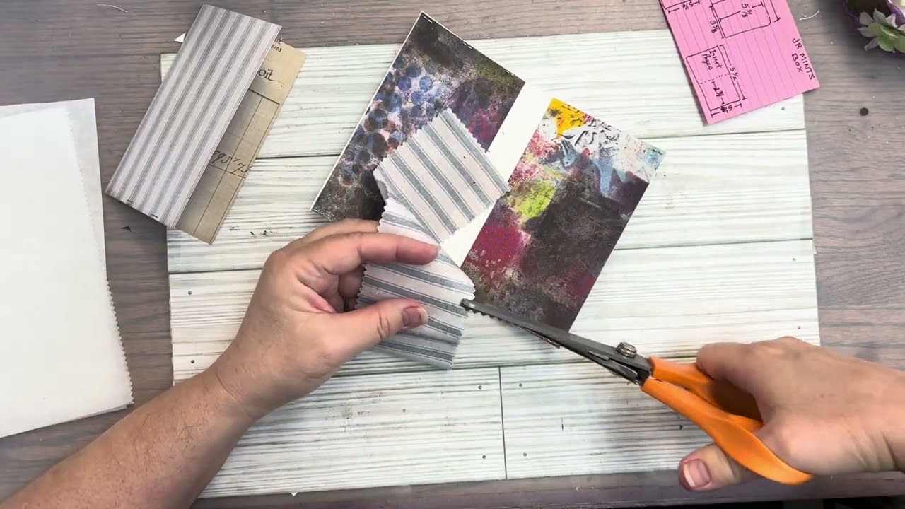Making a Traveler’s Notebook Style Junk Journal From a Candy Box 