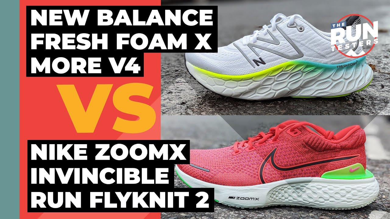 New Balance Fresh Foam X More V4 Vs Nike Invincible Run 2: Two of the most enjoyable shoes out there
