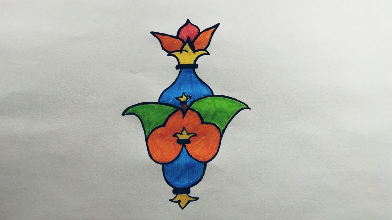رسم سهل | رسم المنمنمات الاسلاميه بلألوان الخشبية | رسم منمنمات اسلاميه بسيطه | رسم الفنون الاسلامية