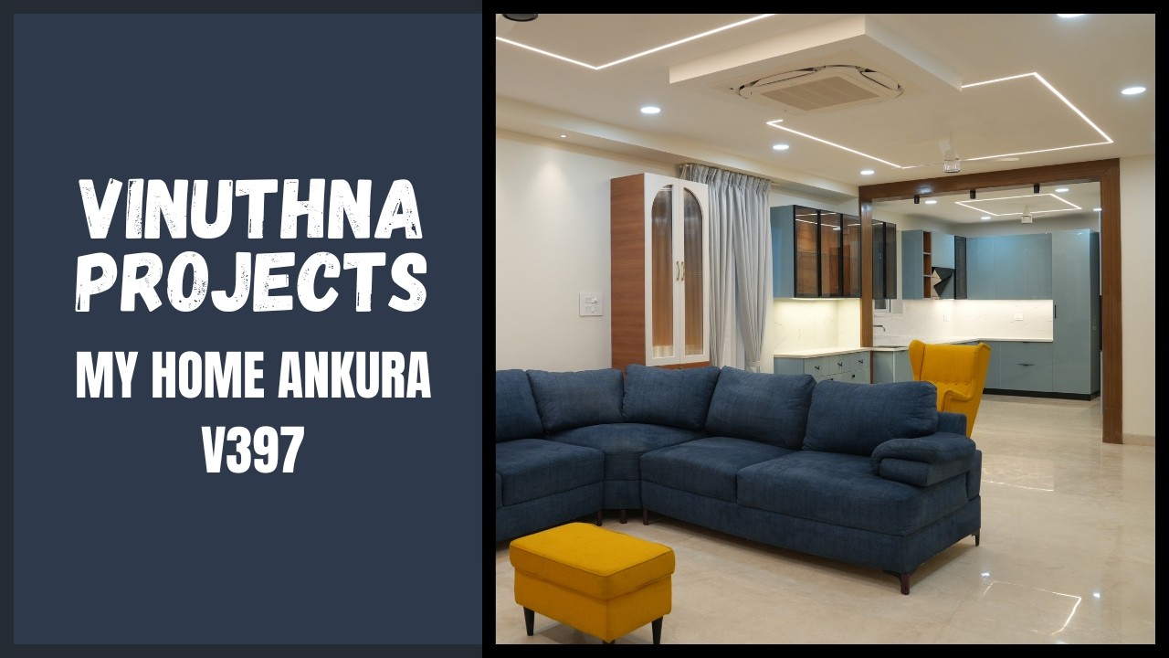 Luxury 4BHK Transformation ✨ | My Home Ankura Villa Walkthrough