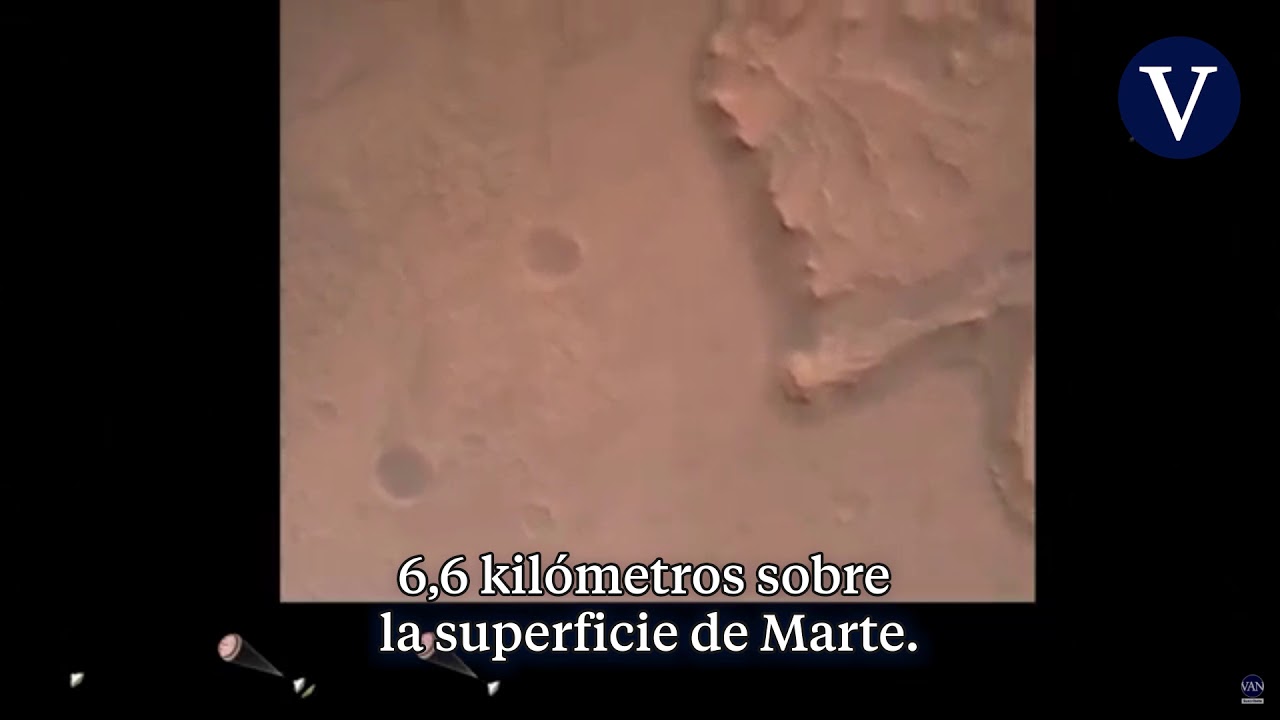 El Perseverance captura sus primeros v&iacute;deos de Marte
