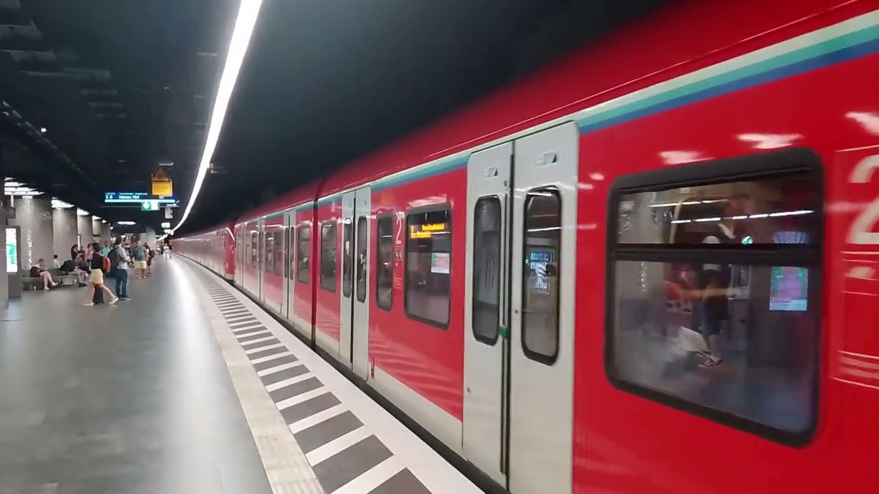 S-Bahn Rhein Main - Zugverkehr während der S-Bahn Tunnelsperrung Sommer 2023