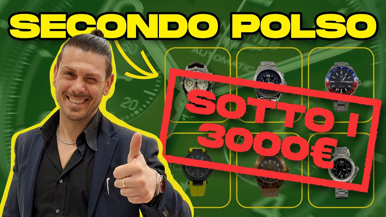 Orologi di secondo polso entro 3000€: la mia selezione TOP