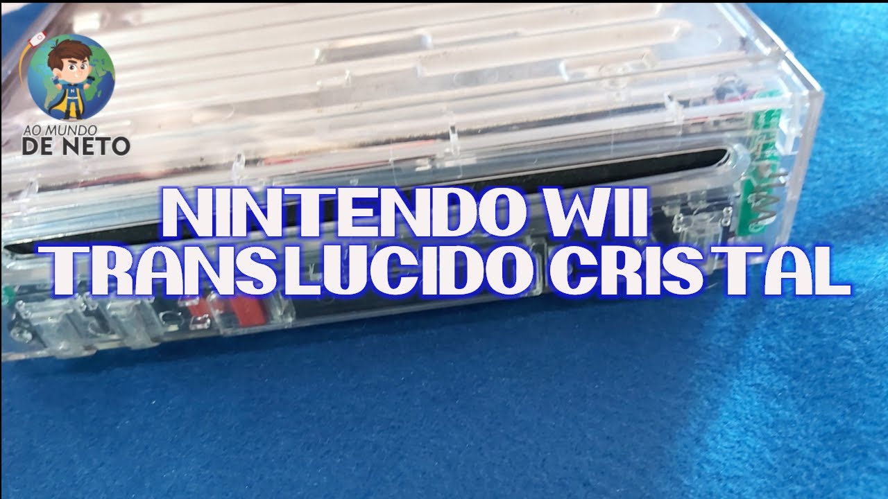 NINTENDO WII TRANSLUCIDO CRISTAL