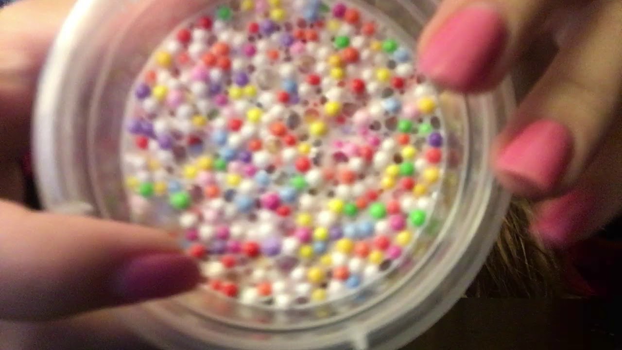 ASMR - CRUNCHY SLIME and tapping - whispering