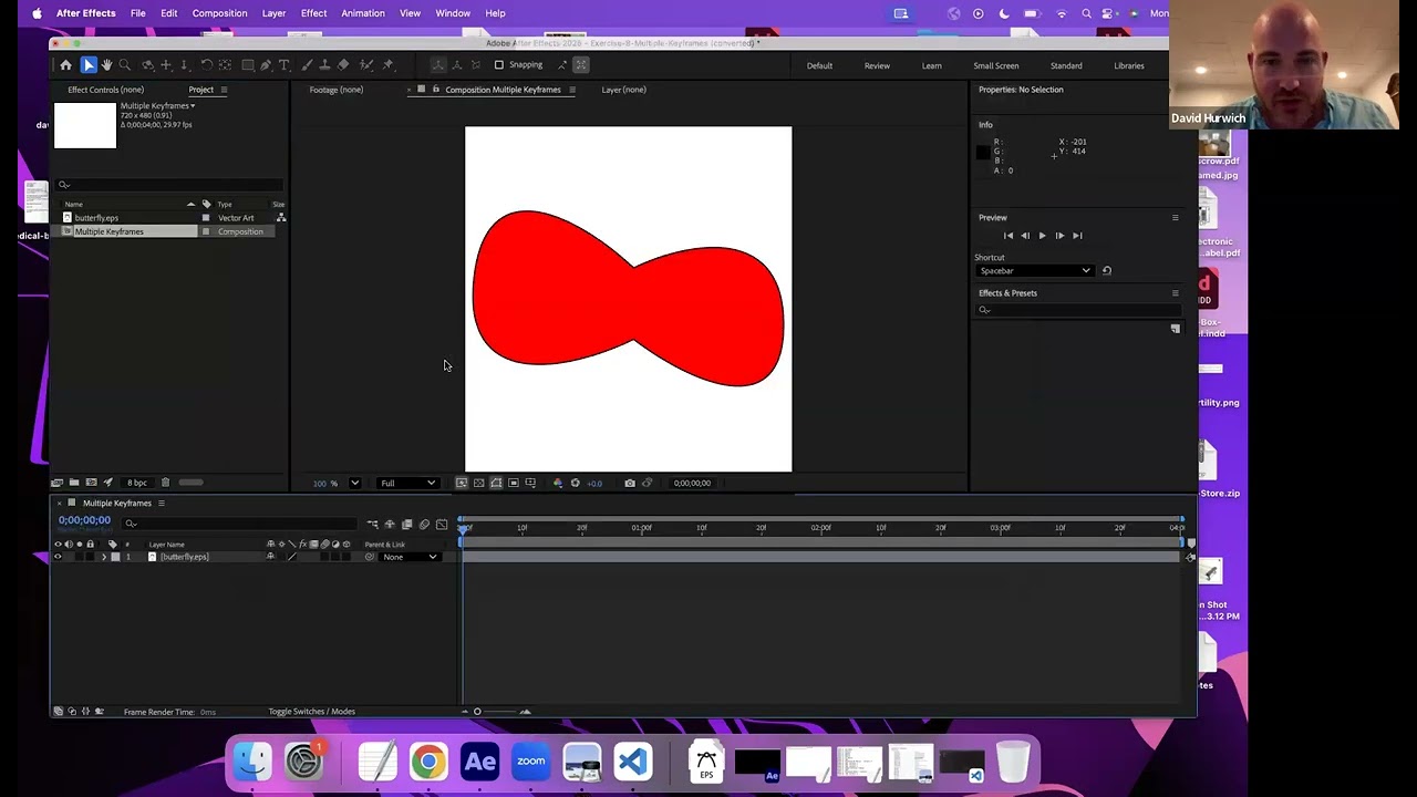 vector multiple keyframes