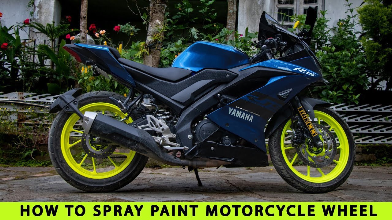 How To Paint Alloy Wheels | Fluorescent Yellow Spray Paint | R15V3 Modification | The North East Guy