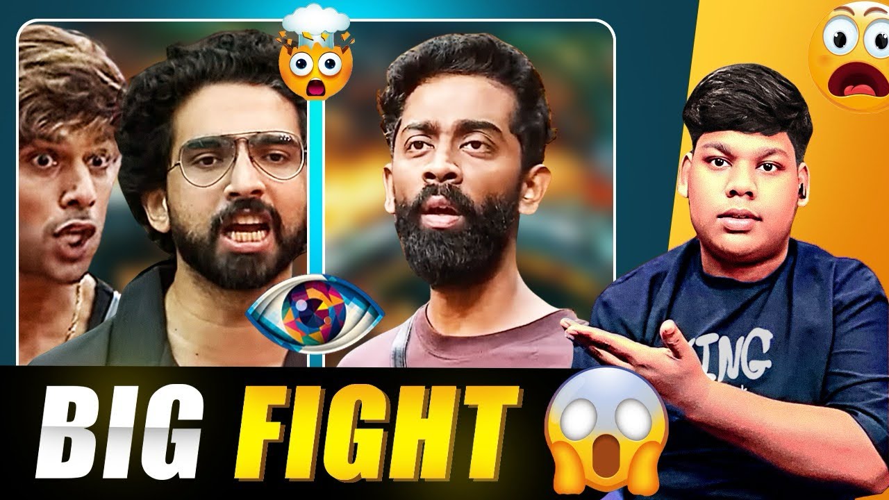 PRANIT MORE VS AMAAL MALIK & BASEER ALI  BIG FIGHT 😱😱!! BIGG BOSS 19