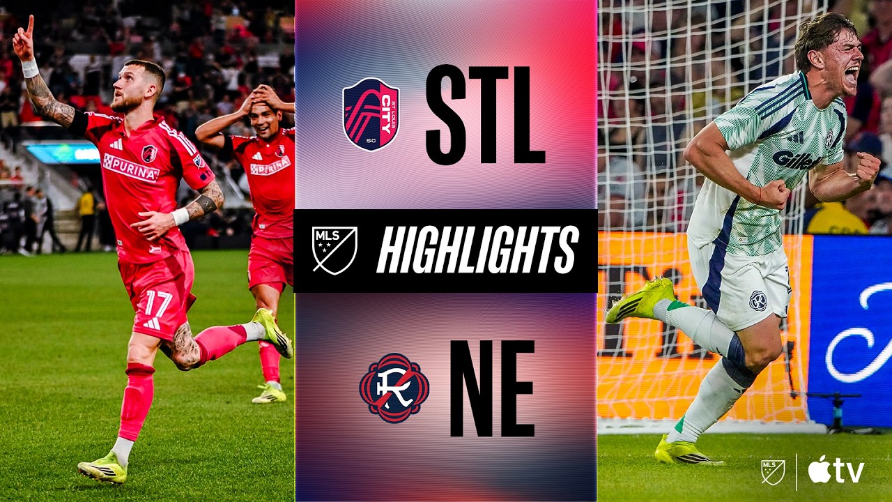 St. Louis CITY SC vs. New England Revolution | Full Match Highlights | INSANE HARTEL CHIP!