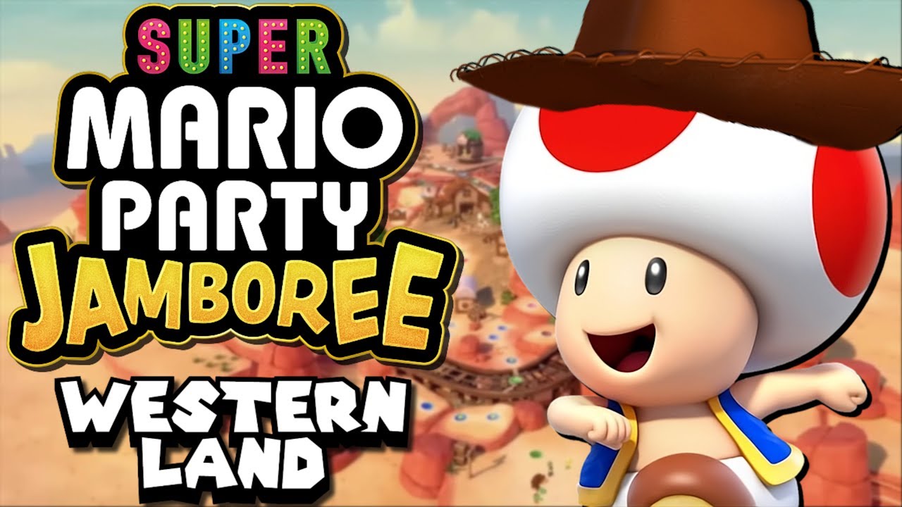 Super Mario Party Jamboree | Western Land w/ Toad - Shiruetto The Gamer