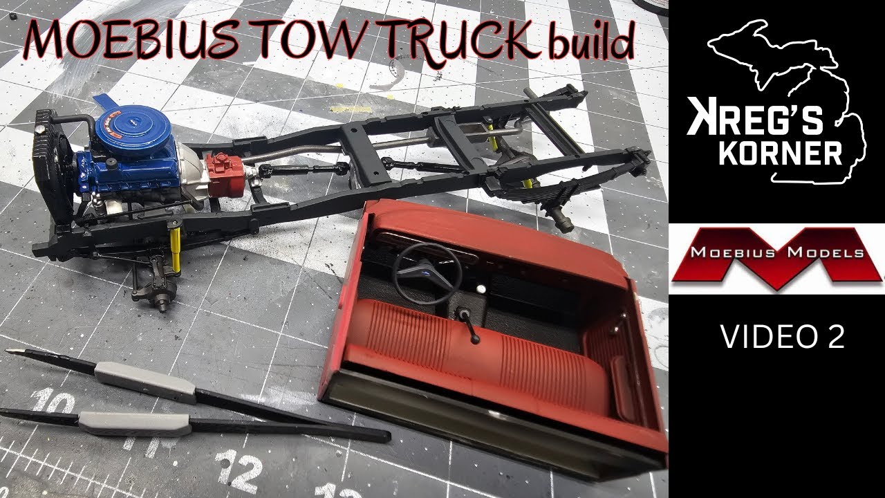 MOEBIUS MOTOW TRUCK  BUILD SERIES VIDEO 2 #modelcars