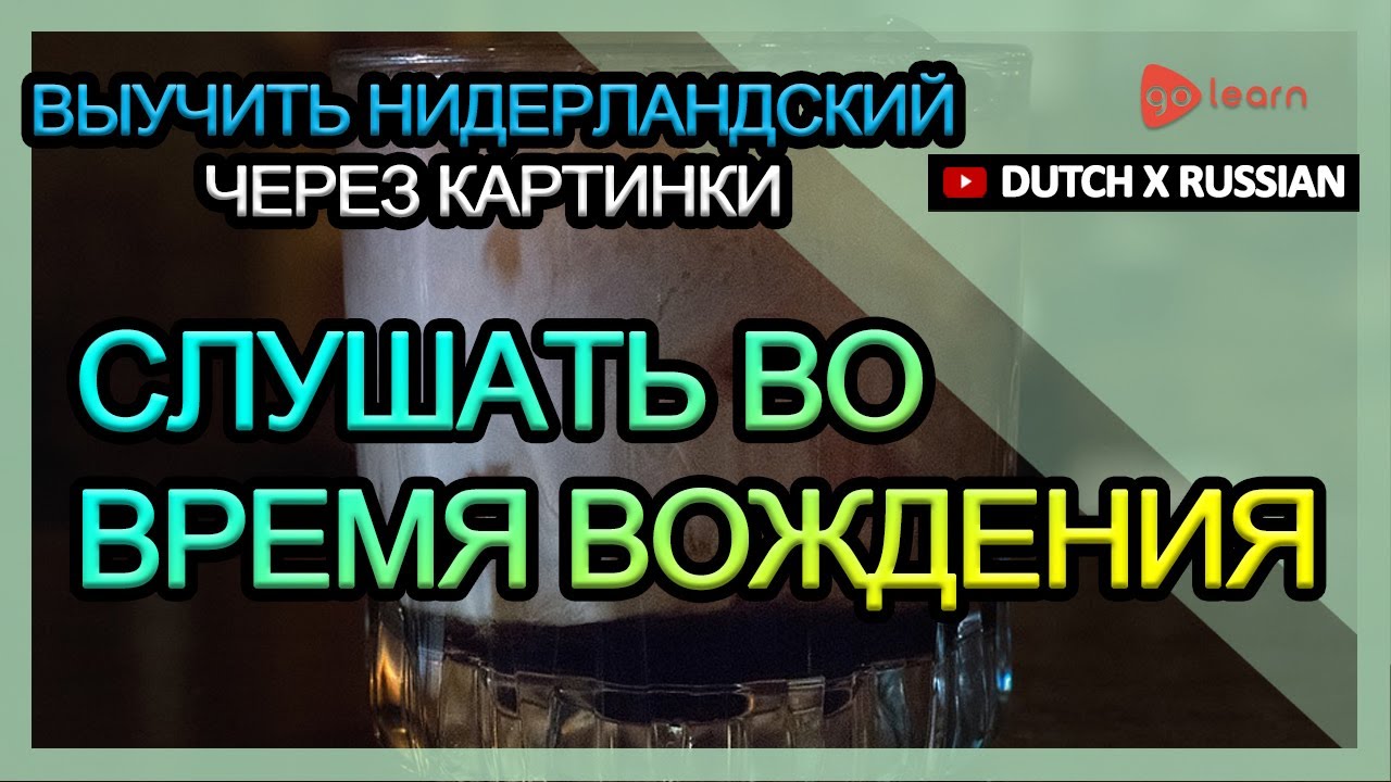 Выучить Нидерландский через картинки |Нидерландский словарь слушать во время вождения | Golearn
