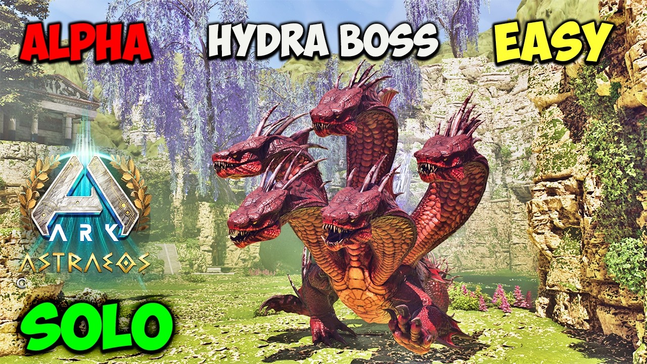 Босс Альфа-Гидра Астраеос &mdash; лёгкий и одиночный бой | ARK Survival Ascended