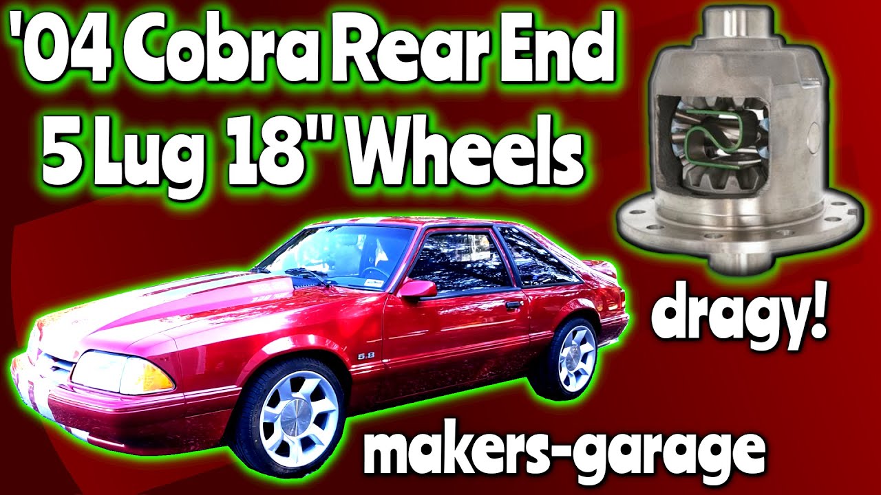 Fox Body Mustang: установка дифференциала Cobra 04 - 18-дюймовые диски Cobra - Dragy - 31-шлицевые оси