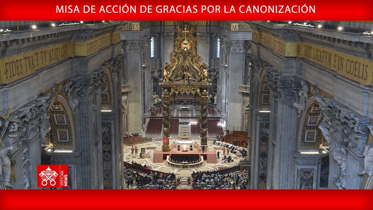 Misa de acción de gracias por la canonización, 20 de octubre de 2025