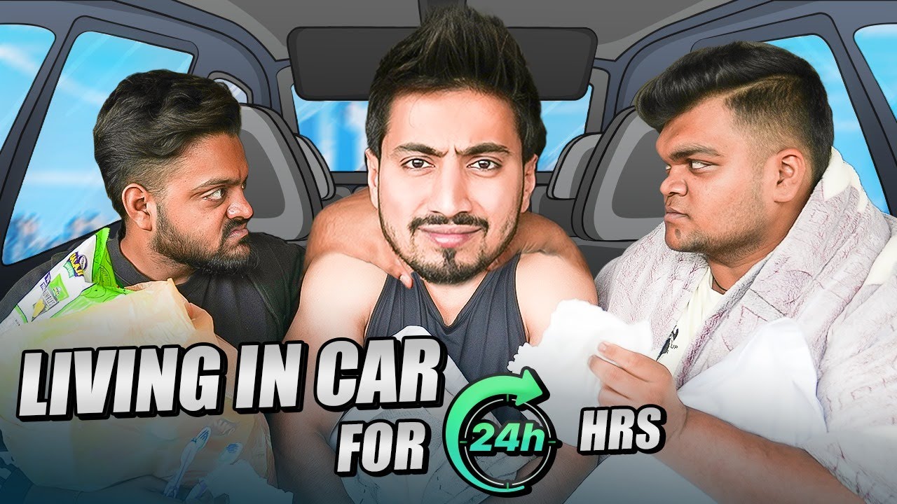 Living In A Car For 24 Hours Challenge! | @MrFaisu