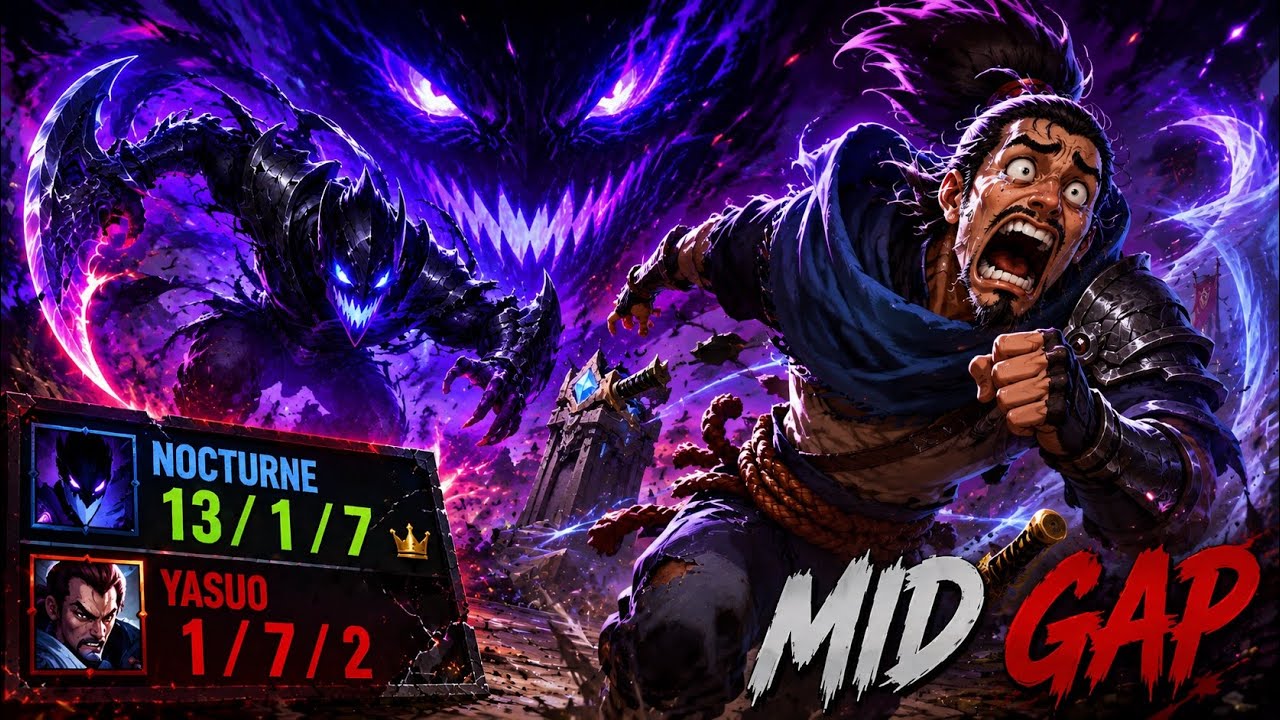 Wild Rift - Ноктюрн на средней линии - худший кошмар для Ясуо