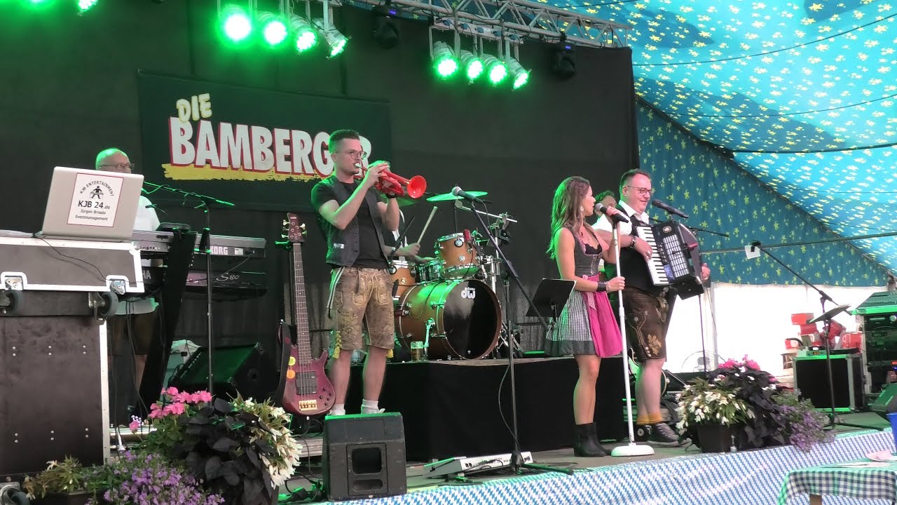 Stimmung beim Frühschoppen zum 182. Wolfhager Viehmarkt am 21.7. 2019 in 4K, von tubehorst1