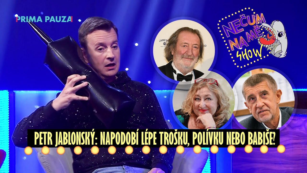 NEČUM NA MĚ SHOW: Imitátor a bavič Petr Jablonský: Napodobí lépe Trošku, Polívku nebo Babiše?
