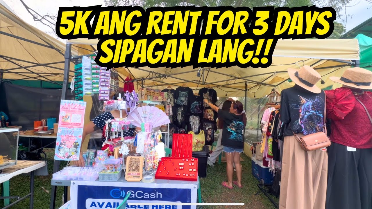 ‼️FIRST DAY GUSTO KO NA AGAD SUMUKO • NAKAKAPAGOD MAG BAZAAR  ‼️