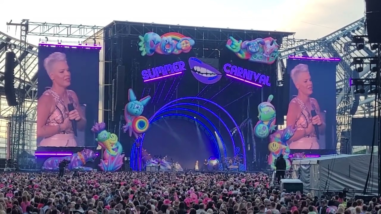 P!nk & Rag'N'Bone Man - Anywhere Away From Here Live Debut at Aviva Stadium, Dublin, 21/06/2024