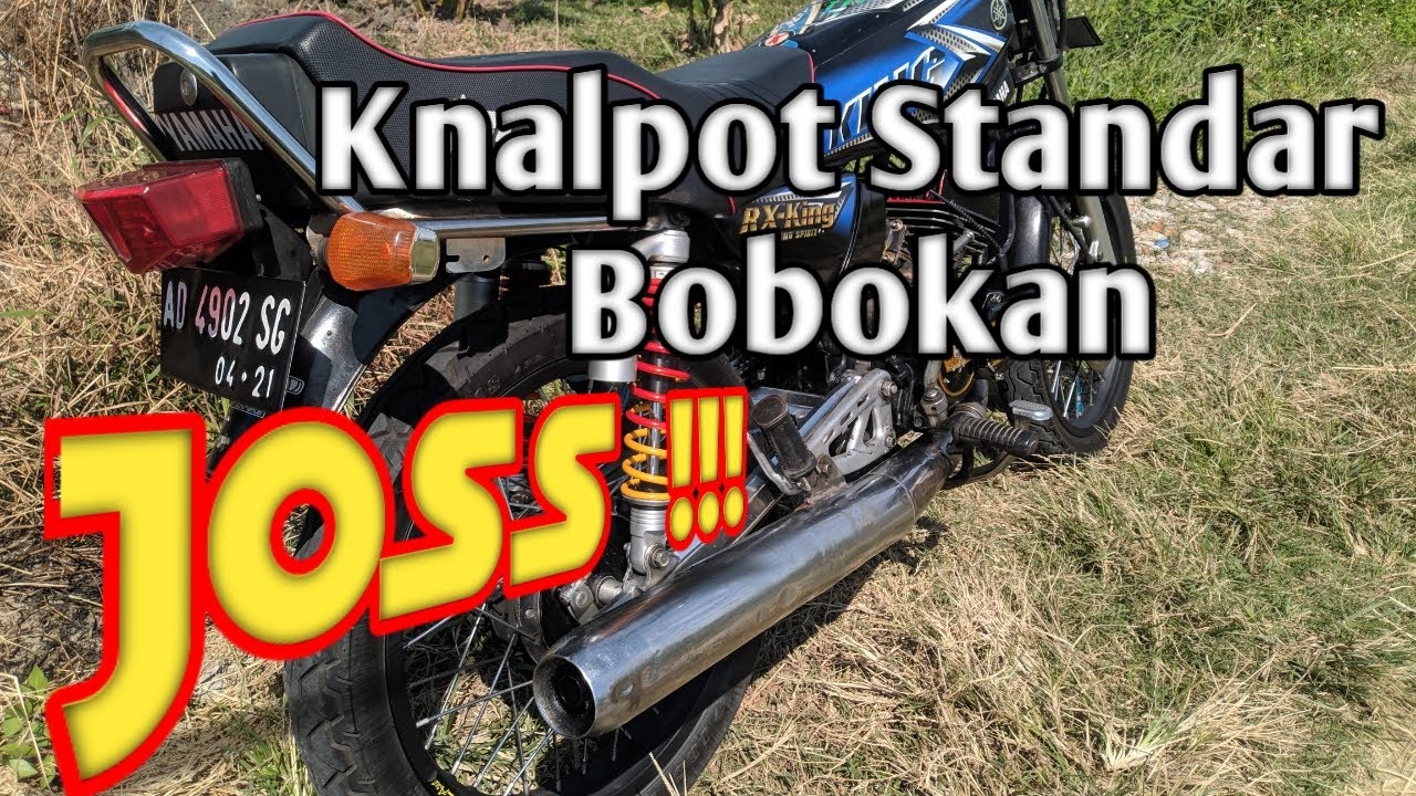 Cek sound knalpot rx king bobokan