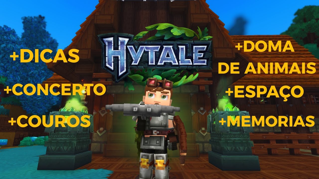 DICAS DE HYTALE PARA COMEÇAR BEM (TIPOS DE COUROS, CONCERTOS, DOMA DE ANIMAIS E MUITO MAIS). 