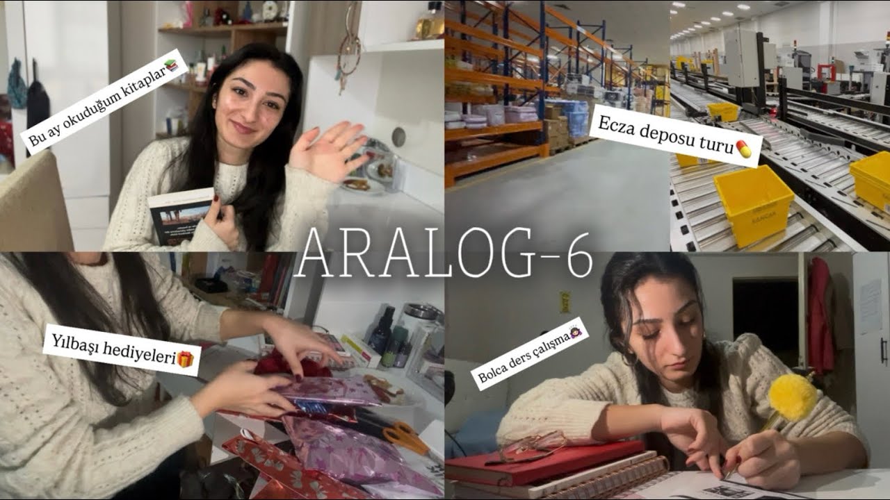 ARALOG-6 📚💊🎄| ecza deposu, dersler ve yılbaşı hediyelerim…
