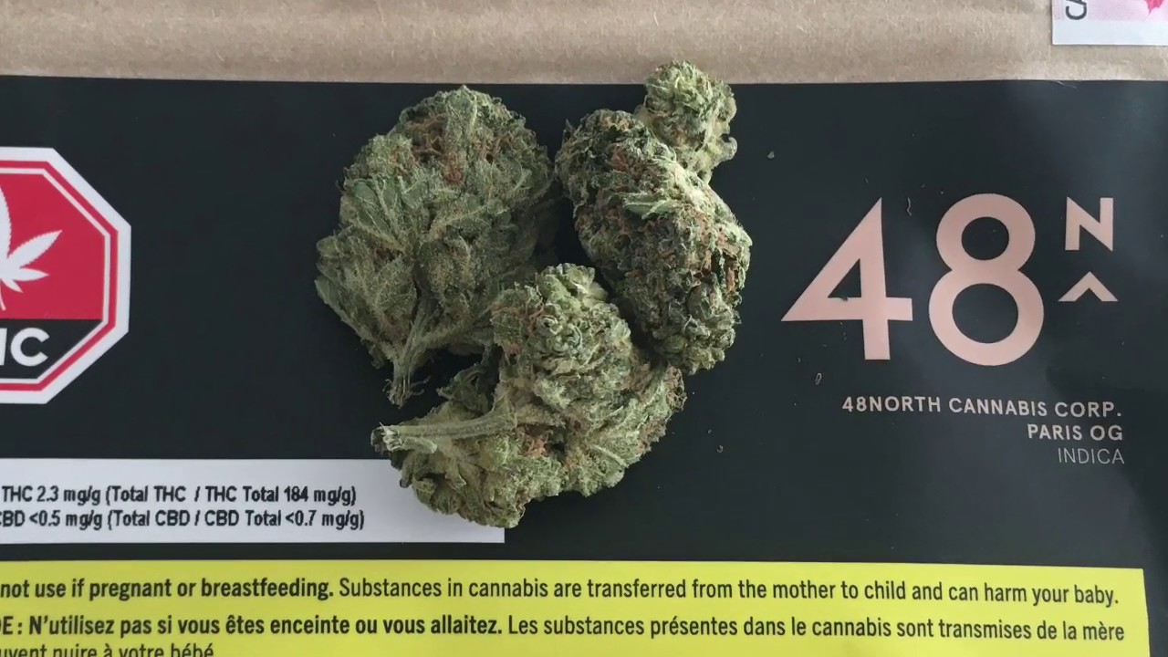 Weed Unboxing- Paris OG by 48 N Cannabis Corp