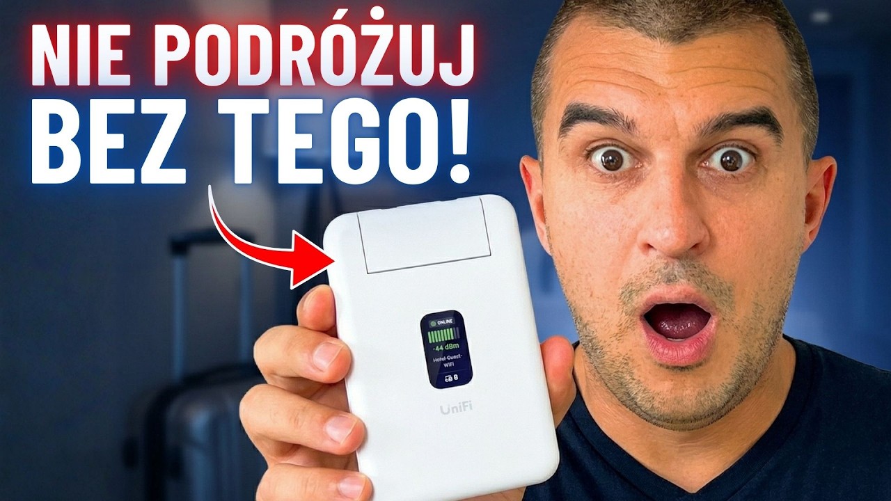 TWOJA DOMOWA SIEĆ ZAWSZE Z TOBĄ! UniFi TRAVEL ROUTER