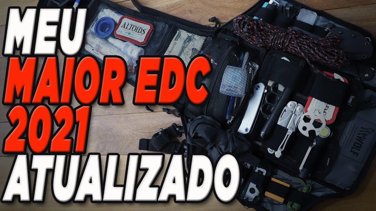 EDC 2021 Atualizado na Mochila Wolf Atack 9mm