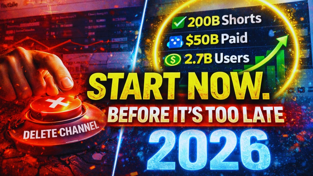 If You Quit YouTube in 2026, You&rsquo;ll Regret It