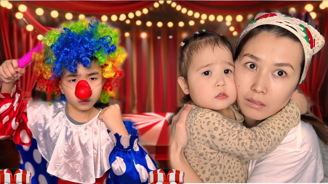 КЛОУН НЯНЯ ҮЙГЕ КЕЛДІ🤡👀| ҚАТТЫ ҚОРҚЫТТЫ БІЗДІ😱