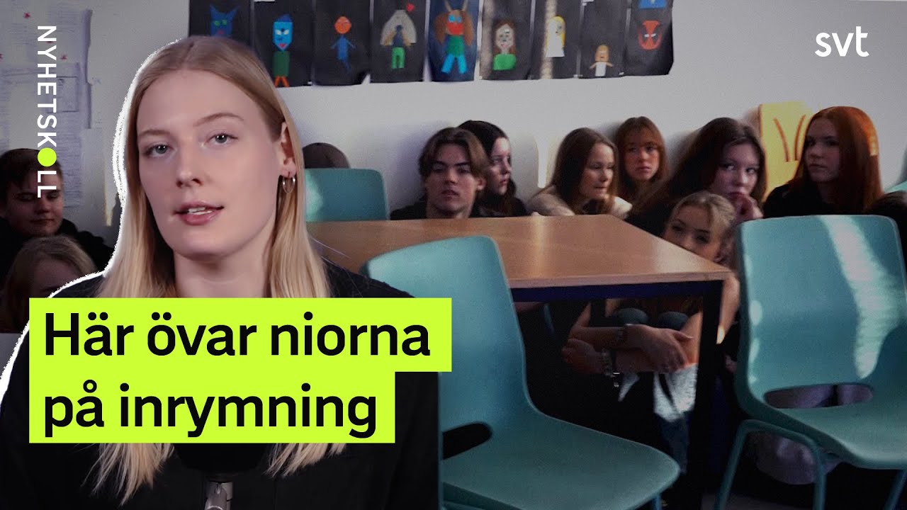 Här övar niorna på inrymning