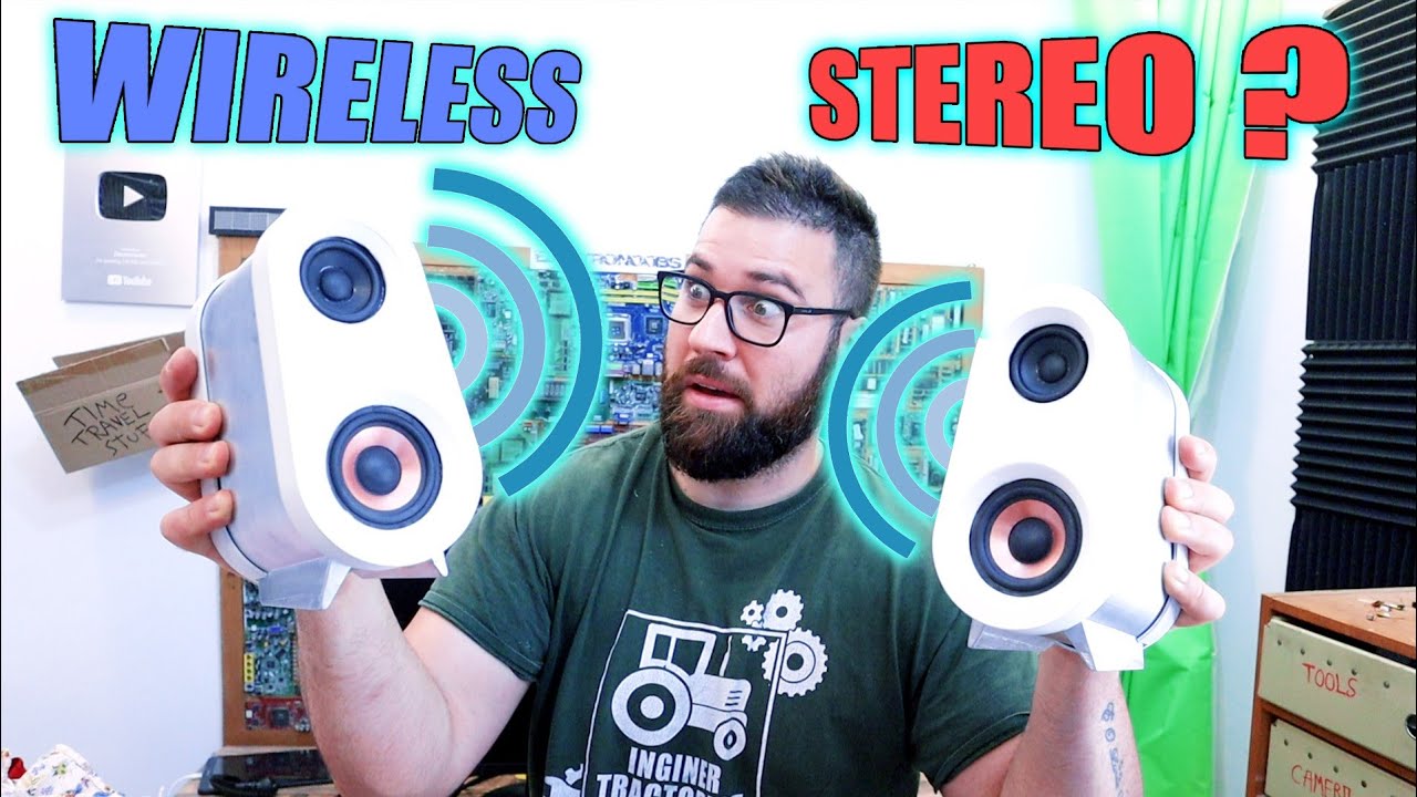 Amazing Stereo & Wireless Speakers - Homemade Bluetooth Speakers (3D printed)