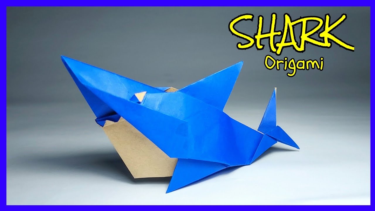 ORIGAMI SHARK (TUTORIAL) Designed by Esteve Oriol