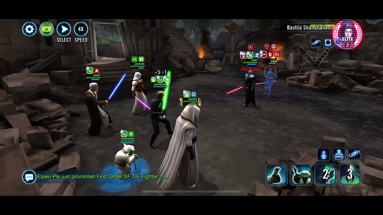 SWGOH Proving Grounds: Darth Malgus &mdash; JML, JKL &mdash; 3 Star