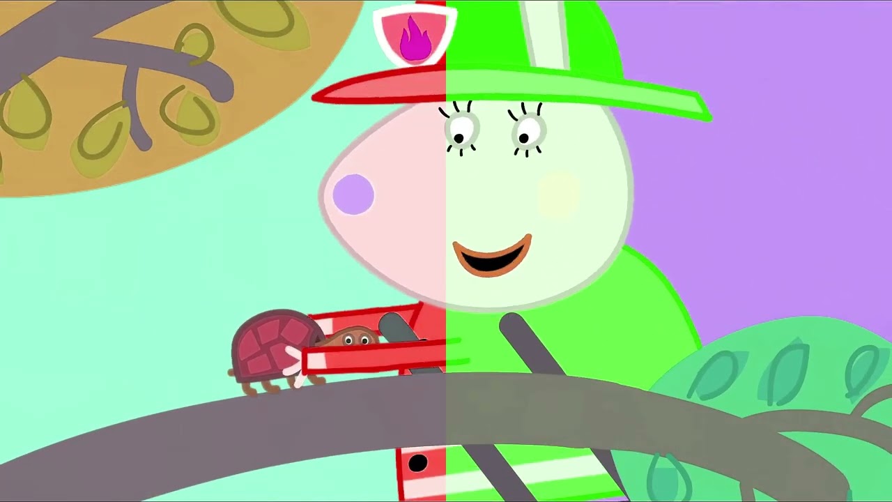 Peppa Pig - Turtle in Trouble?! Firefighters Rush to the Rescue! || SB: Klasky Csupo 2001 Effects