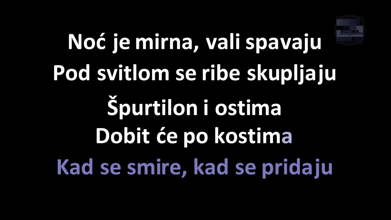 Vinko Coce - Ribari (Karaoke)