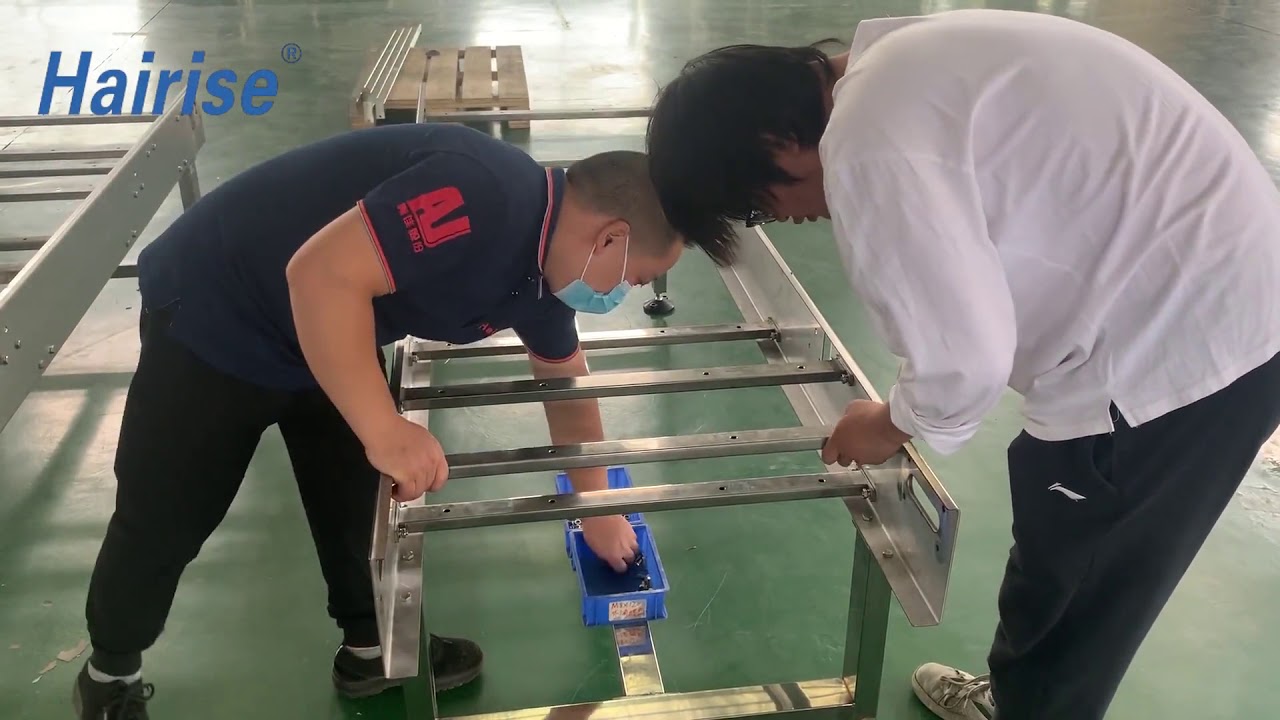 Hairise—Conveyor decomposition installation video