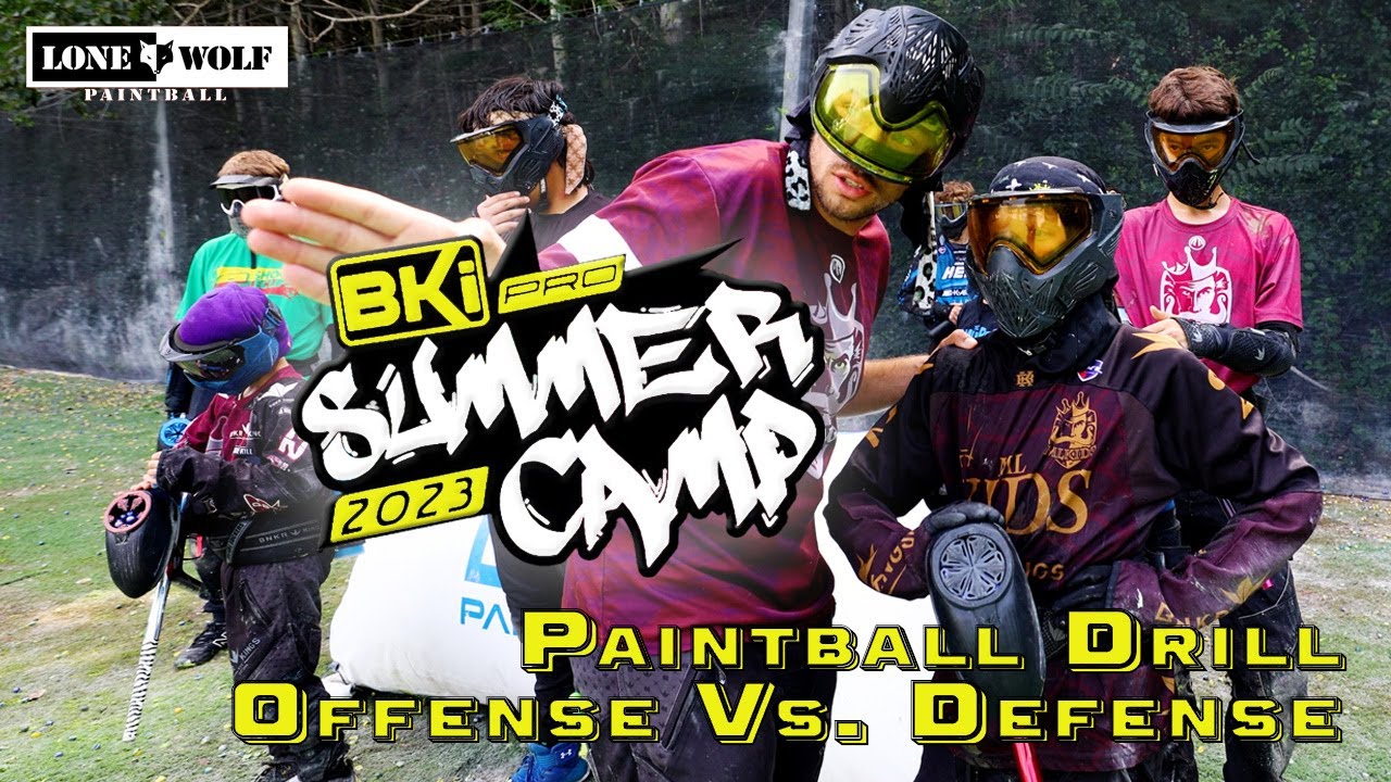 Offense vs Defense Paintball Scoring Drill | 2023 BKi Summer Camp | Lone Wolf Paintball