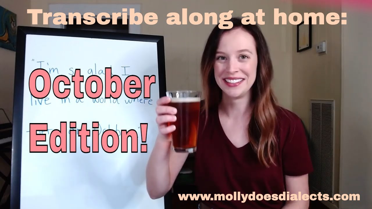 Transcribe along at home: October edition-- IPA and IPAs