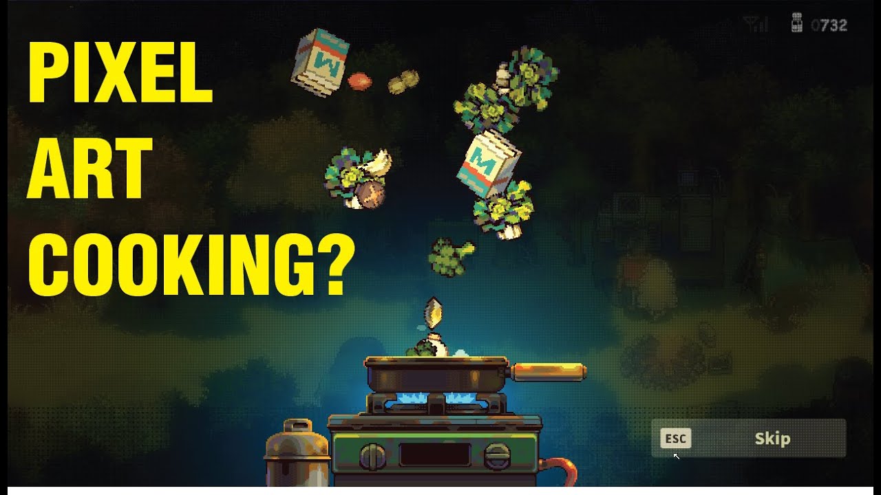 Cooking in Pixel Art? Eastward's amazing cooking animation