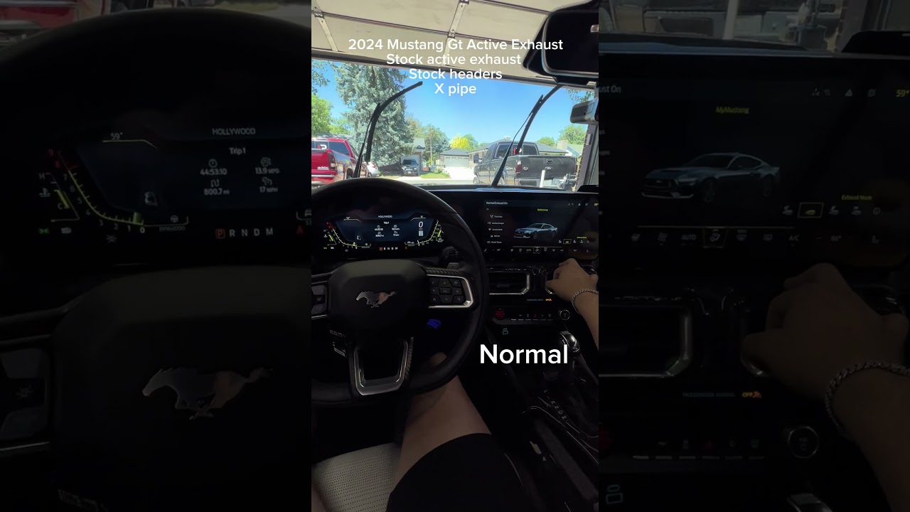 2024 Mustang Gt Active Exhaust Modes